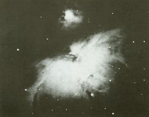 Andrew Ainslie Common took this photo of the Orion Nebula in 1883, winning an award for his efforts. Photo: Public Domain
