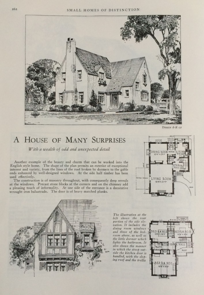 Image from Authentic Small Houses of the Twenties, originally published in 1929. Photo: Jenny Bristol