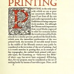 Printing, written by William Morris I believe. Image: Public Domain