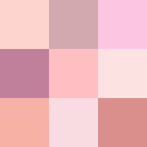 Shades of Pink. Image: Public Domain