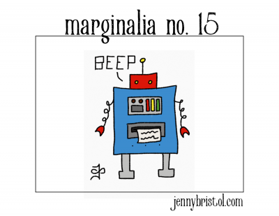 Marginalia no. 15 to post
