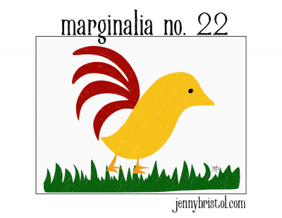 Marginalia no. 22 to post