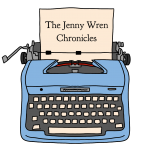 The Jenny Wren Chronicles logo transparent rectangle