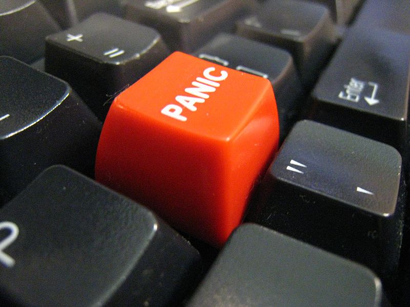 Panic. Me. Now. Image by Flickr user star5112. (CC BY-SA 2.0)