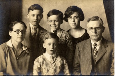 The photo was taken in Illinois in 1928, so my grandfather was about 13.