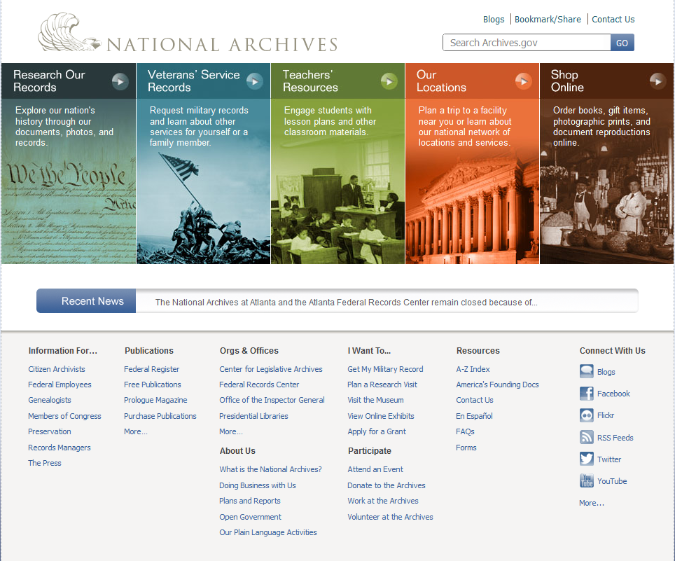 The National Archives. Wow. What a gorgeous building. What a fantastic concept. And, now, what a useful and important website.