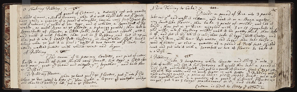 Commonplace Book pages with recipes by Belnecke Flickr Laboratory (CC BY 2.0)