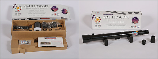 The telescope you get to assemble yourself! Image: Galileoscope.org
