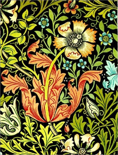 Wallpaper by William Morris. Image credit: Unknown