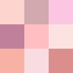 Shades of Pink. Image: Public Domain