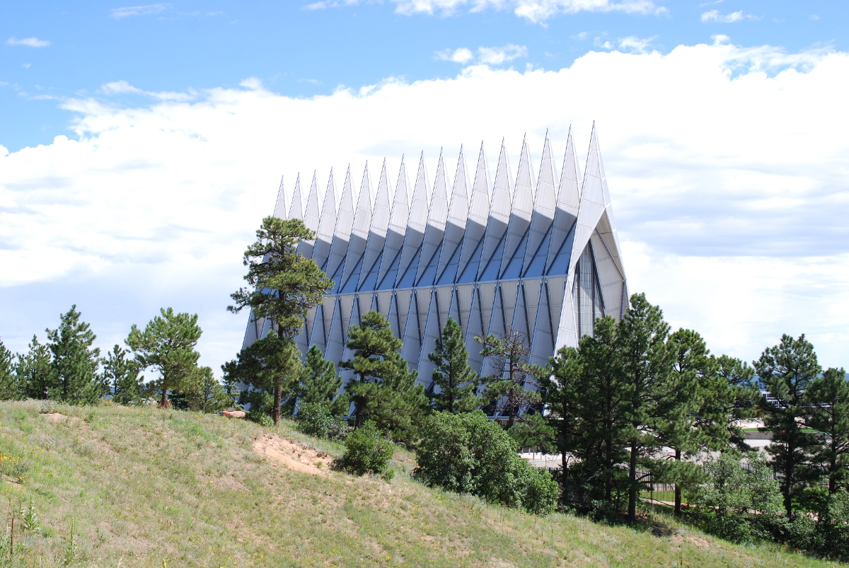 The Air Force Academy chapel. Photo: Jenny Bristol