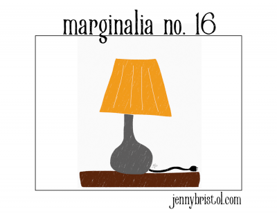 Marginalia no. 16 to post