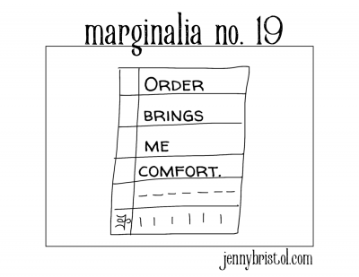 Marginalia no. 19 to post
